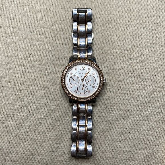 💛 Guess Gold Tone Crystal Watch - Picture 5 of 5